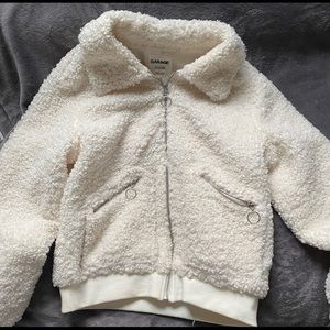 Fuzzy White Jacket <3